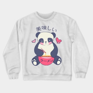 Panda ramen Crewneck Sweatshirt